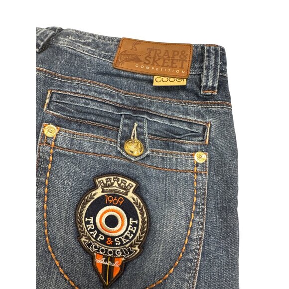 Coogi Mens Y2K Blue Denim Jeans 34L 34W SKU 7602 - Picture 13 of 14